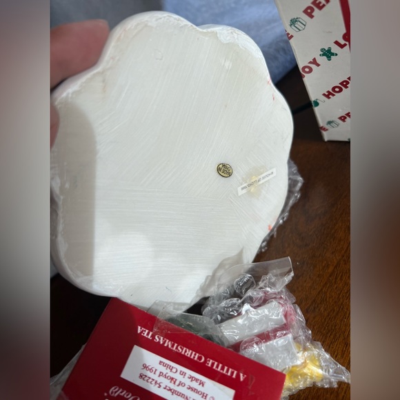 House Of Lloyd Mini Tea Set "A Little Christmas Tea"  Set 1996 5.5" plate - Picture 5 of 5